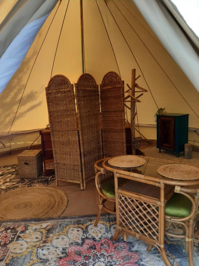 Glamping De Vrije Wind, Tentverhuur Houwerzijl Exteriör bild